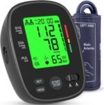 Blood Pressure Monitor Upper Arm: Automatic Blood Pressure Monitors for Home Use - Electric BP Machines Large Cuff 8.7"-16.5" Adjustable - LCD Digital Display 2 Users 99 Sets Memory - Image 2