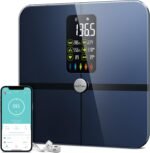 Body Fat Scale, Posture Extra Large Display Digital Bathroom Wireless Weight Scale Composition Analyzer with Heart Rate Heart Index & Body Shape Index with Free APP 400Lb Black - Image 2