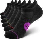 CS CELERSPORT 6 Pack Women's Ankle Running Socks Cushioned Low Cut Tab Athletic Socks - Image 2