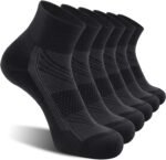CelerSport 6 Pack Men's Ankle Socks with Cushion, Sport Athletic Running Socks - Image 2