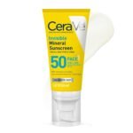 CeraVe Invisible Mineral Sunscreen SPF 50, Face Sunscreen for Sensitive Skin With Zinc Oxide & Titanium Dioxide, Vitamin E + Niacinamide + Ceramides, Oil Free, Travel Size 1.62 oz - Image 2