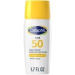 Cetaphil Sheer Mineral Liquid Sunscreen for Face, 100% Mineral UVA/UVB Filters, Zinc Oxide Broad Spectrum SPF 50 Formulated for Sensitive Skin, Unscented, 1.7 Fl Oz - Image 2
