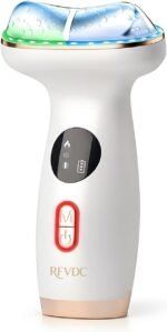 Cold Heat Facial Massager for Face Neck Tightening Lifting Depuffing,7-in-1 Red Light Therapy Sculptor Tool& Depuffer Wand,Cooling LED Electric gua sha Lift Device,Reduce Forehead Frown Smile Lines - Image 2