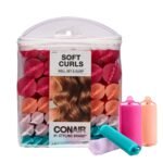 Conair Foam Hair Rollers - 48 Count, Assorted Colors - Heatless Curls, Overnight Curls, Foam Rollers with Storage Case - Image 2