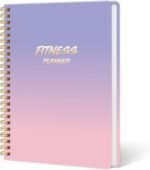 DOURA Workout Journal for Women, Fitness Journal, Workout Log Book Planner for Tracking, Progress and Achieving Your Wellness Goals-PUrple Gradient, A5 (5.6" x 8") - Image 2