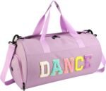 Dance Ballet Bag for Women Big Size Sport Gym Duffle Bags for Dancers,Teens,Student Athletes (Purple) - Image 2