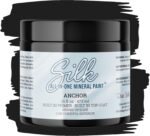 Dixie Belle Silk All-in-One Mineral Paint - Anchor (16 Fl Oz) - Black Water Based Built-In Primer + Topcoat for Wood + Metal - Durable Furniture Paint - Low Reflective Finish - Made in the USA - Image 2