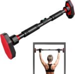 Doorway Pull Up Bar, Strength Training Chin up Bar without Screws, Adjustable 25.55-39.37in Width, Portable Gym Equipment for Doorway - Max Load 440lbs for Home Gym Upper Body Workout - Image 2