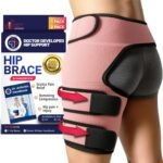 Dr. Arthritis Doctor Developed Hip Support Brace - Hip Support For Men & Women With Doctor Handbook (S/M, Pink) - Image 2