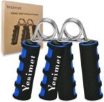 E-smartinlife Hand Grip Strengthener Set, Finger Gripper - Soft Foam Hand Exerciser for Quickly Increasing Wrist Forearm and Finger Strength, 2 Pack - Image 2