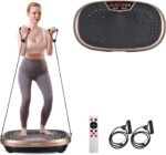 EILISON FitMaxx 3D XL Vibration Plate Exercise Machine - Whole Body Workout Vibration Platform w/Loop Bands - Lymphatic Drainage Machine for Weight Loss, Shaping, Wellness, Recovery - Image 2