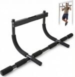 ENERGI CORE Pull Up Bar for Doorway | No-Screw Chin Up Bar with Multi-Grip Foam Handles | Heavy-Duty Home Gym Strength Training Equipment | Upper Body Workout Bar for Standard Door Frames - Image 2