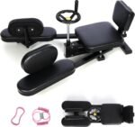 EVERYAMTE Leg Stretcher, Heavy Duty Steel Split Machine for Flexibility Training, 300LBS Leg Stretch Machine, Durable and Easy to Install Home Stretching Equipment, Improve Flexibilit - Image 2