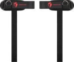 Ekkovision Weight Lifting Straps With Cuffed D Ring, Wrist Support for Men, Heavy Duty Thick Comfortable Lifting Straps, Secure Fit, Enhanced Grip, Straps for Weightlifting & Gym Training, Black - Image 2