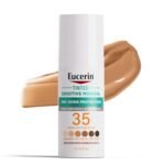 Eucerin Sun Tinted Sensitive Mineral Face Sunscreen Lotion SPF 35, Non-Comedogenic Mineral Sunscreen with Gentle Zinc Oxide Protection for Sensitive Skin, 1.7 Fl Oz Bottle - Image 2