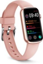 FITVII Slim Fitness Tracker with Blood Oxygen, Blood Pressure, 24/7 Heart Rate and Sleep Tracking, IP68 Waterproof Activity Trackers and Smart Watches with Step Tracker, Pedometer for Women Men - Image 2