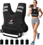 FUFF Weighted Vest Woman, 4-10/11-20/20-32 Lb Adjustable Weight Vest for Women Men, Female Strength Training Body Vest for Walking Exercise Running Workout - Image 2
