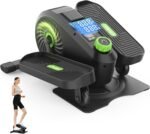 FUNMILY Under Desk Elliptical, Ellipse Leg Exerciser, Standing or Seated Mini Elliptical Machines, Portable Bike Pedal Exerciser for Seniors/Adults, Leg Workout Equipment for Home/Office - Image 2