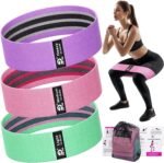 Fabric Resistance Bands Set – Booty Bands for Legs & Glutes, 3 Resistance Levels, Non-Slip Workout Bands for Women & Men, Ideal for Yoga, Pilates, Fitness, and Home Workouts - Image 2