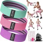Fabric Resistance Bands for Working Out - Exercise Bands for Women and Men, Booty Bands for Legs and Glute, Yoga, Pilates, Rehab, Fitness and Home Workout - Image 2