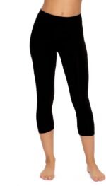 Felina Women's Cotton Modal Capri Leggings - Super Soft, Lightweight, Breathable for Fitness, Yoga, and Everyday Wear - Image 2