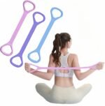 Figure 8 Resistance Band with Handles, Elastic Bands for Working Out,Arm,Back,Shoulder Training Elastic Ropes,Exercise Equipment for Yoga, Pilates,Physical Therapy Stretching - Image 2