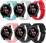 FitTurn 6pack Bands Compatible with OYG Smart Watch IP68 Waterproof Fitness Tracker Replacement Soft Straps Silicone Watch Band Strap with Quick Release Pins for OYG Smart Watch - Image 2