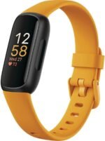 Fitbit Inspire 3 Health &-Fitness-Tracker with Stress Management, Workout Intensity, Sleep Tracking, 24/7 Heart Rate and more, Morning Glow/Black, One Size (S & L Bands Included) - Image 2