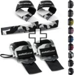 Fitgriff® Lifting Straps & Wrist Wraps (Bundle) Superior Support for Weightlifting & Gym Workouts - for Men and Women - Image 2