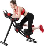 Fitlaya Fitness ab machine, ab workout equipment for home gym, Height Adjustable ab trainer, foldable fitness equipment. - Image 2