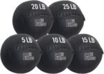 Fitness First Soft Wall Ball, 5-25 LBS, Durable Reinforced for Core Strength Building, Cardio - Image 2