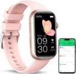 Fitness Tracker, Smart Watch with 24/7 Dynamic Heart Rate Blood Oxygen Monitoring Sleep Tracker Answer / Make Call 24 Sports Modes Pedometer IP68 Waterproof Step Calorie Counter for Women Men (Pink) - Image 2