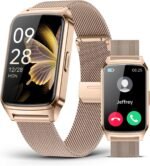 Fitness Tracker Watch for Women Men, Step Counter Work for iPhone and Android, IP68 Waterproof, Activity Track with Calorie, Sleep Monitor, 110+ Sports Modes Pedometer Smart Smartwatch (Gold, 1.57) - Image 2