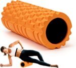 Foam Roller High Density 13" Patented Exercise Roller for Deep Tissue Muscle Massage, Muscle Massage and Myofascial Trigger Point Release, Relieves Muscle Pain, Improves Mobility (Orange) - Image 2