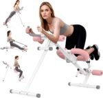 Foldable Ab Machine, 5-in-1 Adjustable Ab Trainer for Home Gym, Full-Body Core Workout Equipment with 10 Length Levels, LED Display & Silent Rollers | Sit-Up & Rowing Machine for Abs Sculpting - Image 2