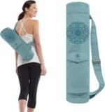 Gaiam Cargo Yoga Mat Bag, Full-Zipper Yoga Mat Carrier with Adjustable Strap, Front & Exterior Phone Pocket with Earbuds Slit, Stylish & Functional Fitness Mat Holder for Women & Men - Image 2