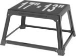 GanFindX Metal Plyometric Jumping Box 12 Inch with 17 * 13 Inch Surface Steel Plyo Box Home Gym Jump Trainer for Fitness Exercise Agility Stamina Conditioning Strength Training - Image 2