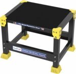 GanFindX Steel Plyo Box 12/18 Inch Surface Metal Plyometric Jumping Box Home Gym Jump Trainer for Fitness Exercise Agility Stamina Conditioning Strength Training and Dumbbell Rack - Image 2