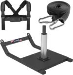 GanFindX Weight Sled, Workout Sled, Fitness Strength Training Sled for Athletic Exercise and Speed Improvement, Suitable for 1" and 2" Weight Plates - Image 2