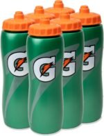 Gatorade 32 Oz Squeeze Water Sports Bottle - Value Pack of 6 - New Easy Grip Design for 2014 - Image 2