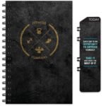 Global Printed Products Workout Fitness Journal Nutrition Planners: Clip-in Bookmark, Sturdy Binding, Thick Pages & Laminated Protective Cover (Black & Gold) - Image 2