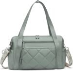Gym Bag for Women, Duffle Weekender Bags for Travel, Lightweight Weekender Tote with Wet Pocket for Sports, Workout and Dance Green - Image 2