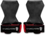 Gymreapers Weight Lifting Grips (Pair) for Heavy Powerlifting, Deadlifts, Rows, Pull Ups, with Neoprene Padded Wrist Wraps Support and Strong Rubber Gloves or Straps for Bodybuilding - Image 2