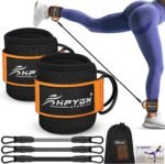 HPYGN Ankle Resistance Bands, Ankle Bands for Working Out with Cuffs, Resistance Bands for Leg Butt Training Workout Equipment for Kickbacks Hip Gluteus Training, Ankle Strap with Exercise Bands - Image 2