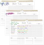 Habit Tracker Calendar, Aesthetic Daily Weekly Goal and Habit Tracker Journal, 12 Months Undated Habits Tracker Planner with Spiral Binding, Boost Productivity Tool and Workout Calendar, 11.7"x8.5" - Image 2