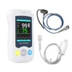 Handheld Pulse Oximeter, Can continuously monitor, Adjustable pulse and SpO2 level alarm, Equipped with overnight continuous monitoring and alarm function, Ideal for home use. - Image 2