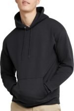 Hanes EcoSmart Hoodie, Midweight Fleece, Pullover Hooded Sweatshirt for Men - Image 2