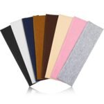Headbands for Women Stocking Stuffers - 8Pcs Head Bands Non Slip for Women's Hair Accessory Stretchy Fabric Sweat Headband for Workout Sport Yoga Running Christmas Birthday Gifts for Women Valentines - Image 2
