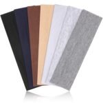 Headbands for Women, Stretchy Non Slip Soft Cotton Cloth Hair Bands for Sports, Workout, Yoga and Running, 7pcs - Image 2