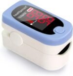 HealthSmart Pulse Oximeter for Fingertip, Displays Blood Oxygen Saturation & Pulse Rate, Accurate & Reliable, Batteries & Lanyard Included - Image 2